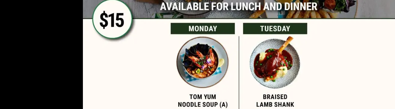 Daily Savers Specials at Canterbury League Club &ndash; Enjoy Great Food Deals Every Day