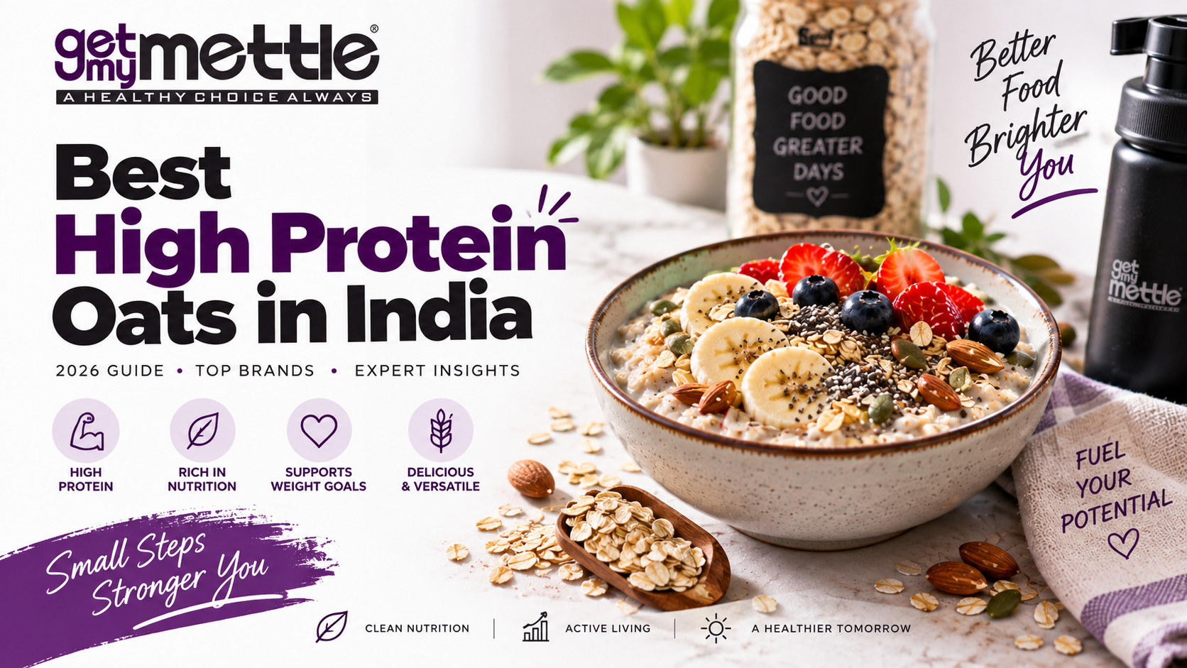 Best High Protein Oats in India