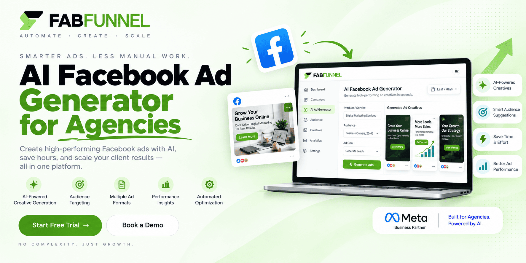 ai facebook ad generator for Agencies